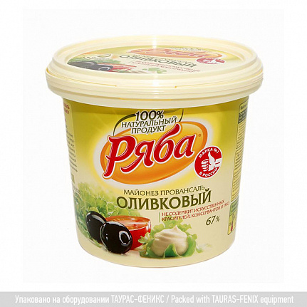майонез в пластиковом ведерке