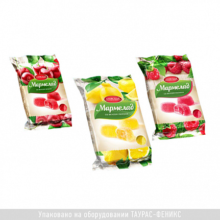 Упаковки мармелада