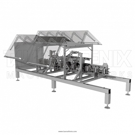 Briquette forming machine
